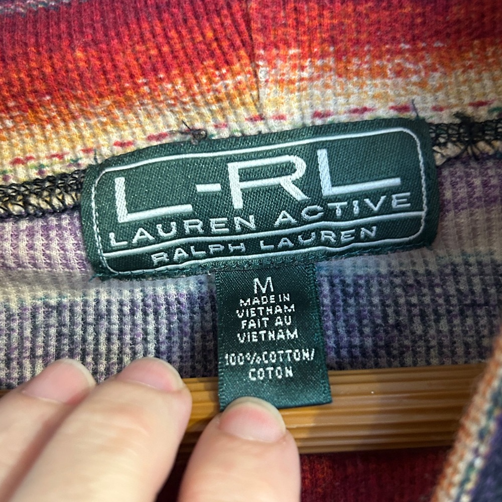 Lauren Ralph Lauren Striped Cowl Thermal - Picture 4 of 4